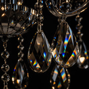 Crystal Chandelier AUGUST Elegance, 3xE14, Διάμετρος 48cm, Ασημί, Ρυθμιζόμενο Ύψος - 02_CC125-3BK.png
