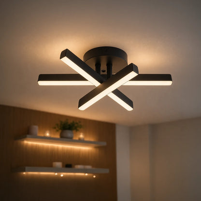 Πολυέλαιος LED Diego, 26W, Μαύρος, Μεταλλικός, Ψυχρός/Ζεστός/Ουδέτερος φωτισμός - 02_LL135BK.png
