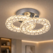 LED και κρυστάλλινος πολυέλαιος ZABINA 25W, 2 κύκλοι, κρύο/ζεστό/ουδέτερο φως, γυαλιστερό χρώμιο - 02_LT062CR.png