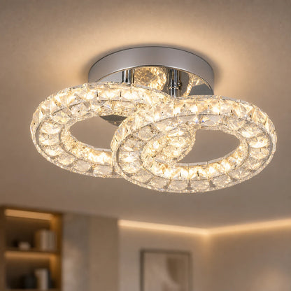 LED και κρυστάλλινος πολυέλαιος ZABINA 25W, 2 κύκλοι, κρύο/ζεστό/ουδέτερο φως, γυαλιστερό χρώμιο - 02_LT062CR.png