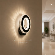 Φωτιστικό τοίχου NOVA Rotonda LED, 16W, Μαύρο & ανοξείδωτο, Θερμό/Ψυχρό/Ουδέτερο φως - 03_AL073-1BK.png