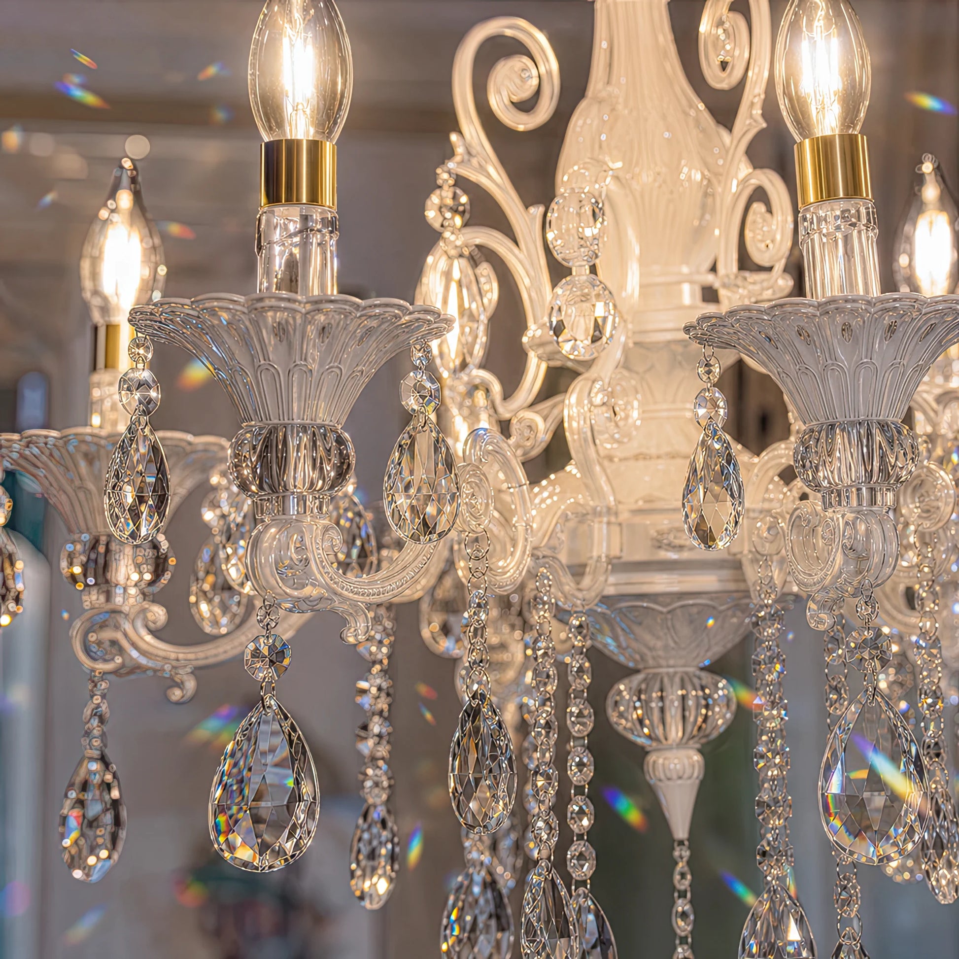 SANSSOUCI Chandelier 6xE14 Crystal and Metal – Classic Design, Silver White - 03_CC220-6WH.png