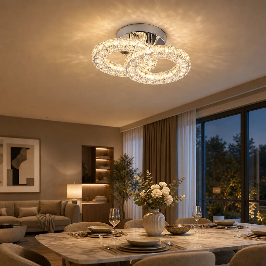 LED και κρυστάλλινος πολυέλαιος ZABINA 25W, 2 κύκλοι, κρύο/ζεστό/ουδέτερο φως, γυαλιστερό χρώμιο - 03_LT062CR.png