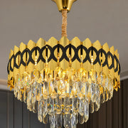 PIERREFONDS Elegance Crystal Chandelier 8x E14, Διάμετρος 48,5cm, Γυαλιστερό Χρυσό, Ρυθμιζόμενο Ύψος - 04_CC8942-500.png