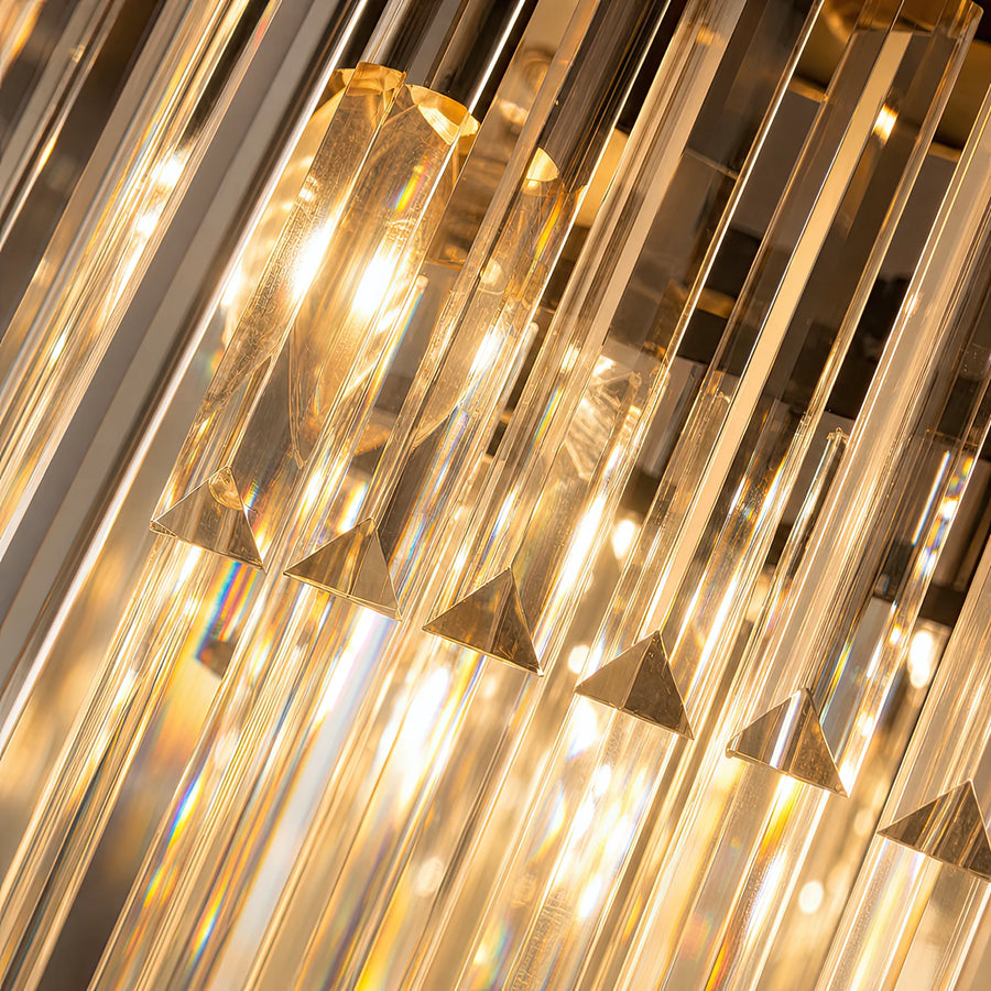 Crystal Chandelier CHAMBORD Petito 3xE14, Διάμετρος 28cm, Matt Gold - 04_CC930-300GD.png