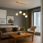 LOFT Pavilion Modern Bulb Chandelier, 4x G9, Gold, Metal, ρυθμιζόμενο ύψος - 04_LC800-4GD.png