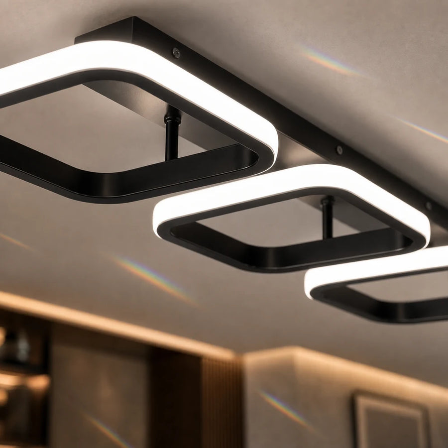 Πολυέλαιος LED VERTEX 34W, 3 Τετράγωνα, Γραμμικό, Κρύο/Ζεστό/Ουδέτερο φως, Μαύρο - 04_LL770-3BK.png