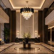 BLOIS Crystal Chandelier Elegance 8xE14, Διάμετρος 50cm, Μαύρο, Ρυθμιζόμενο Ύψος - 05_CC110:500BK.png