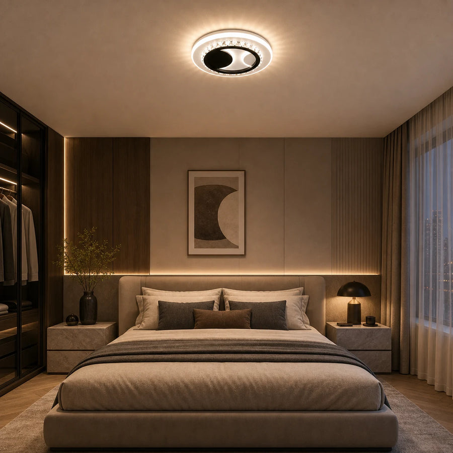 Κρυστάλλινος πολυέλαιος LED ARIELLA 39W, Στρογγυλός, Κρύο/Ζεστό/Ουδέτερο φως, Μαύρο - 05_LL602BK.png