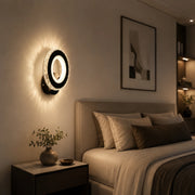 Φωτιστικό τοίχου NOVA Rotonda LED, 16W, Μαύρο & Ανοξείδωτο, Ζεστό/Ψυχρό/Ουδέτερο φως - 06_AL073-1BK.png