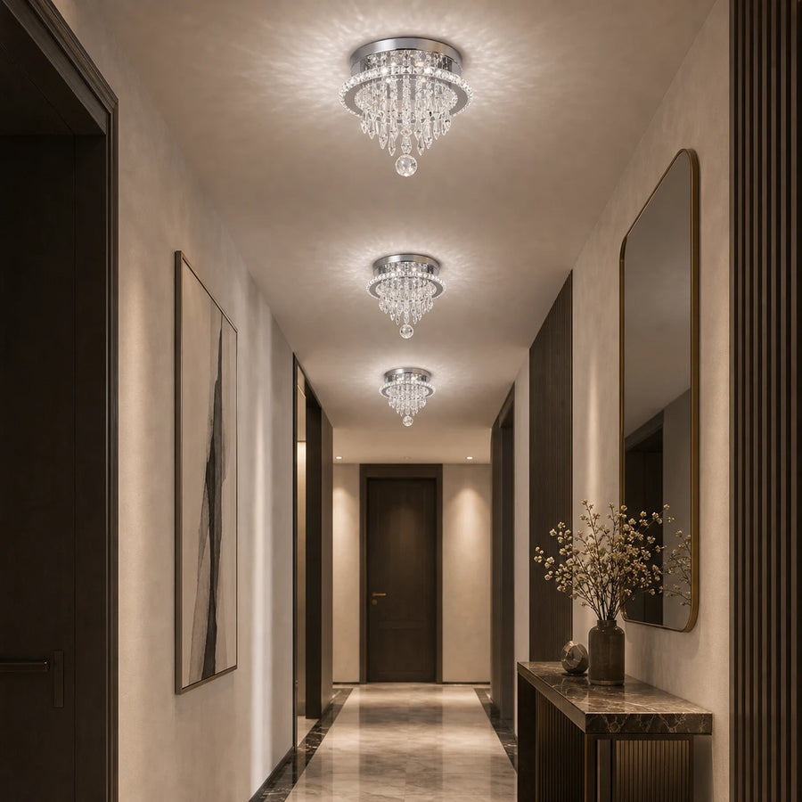 Alberico Στρογγυλός πολυέλαιος LED, 17W, Κρύο/Ζεστό/Ουδέτερο φως, Κρύσταλλο, Γυαλιστερό Chrome - 06_LL010.png