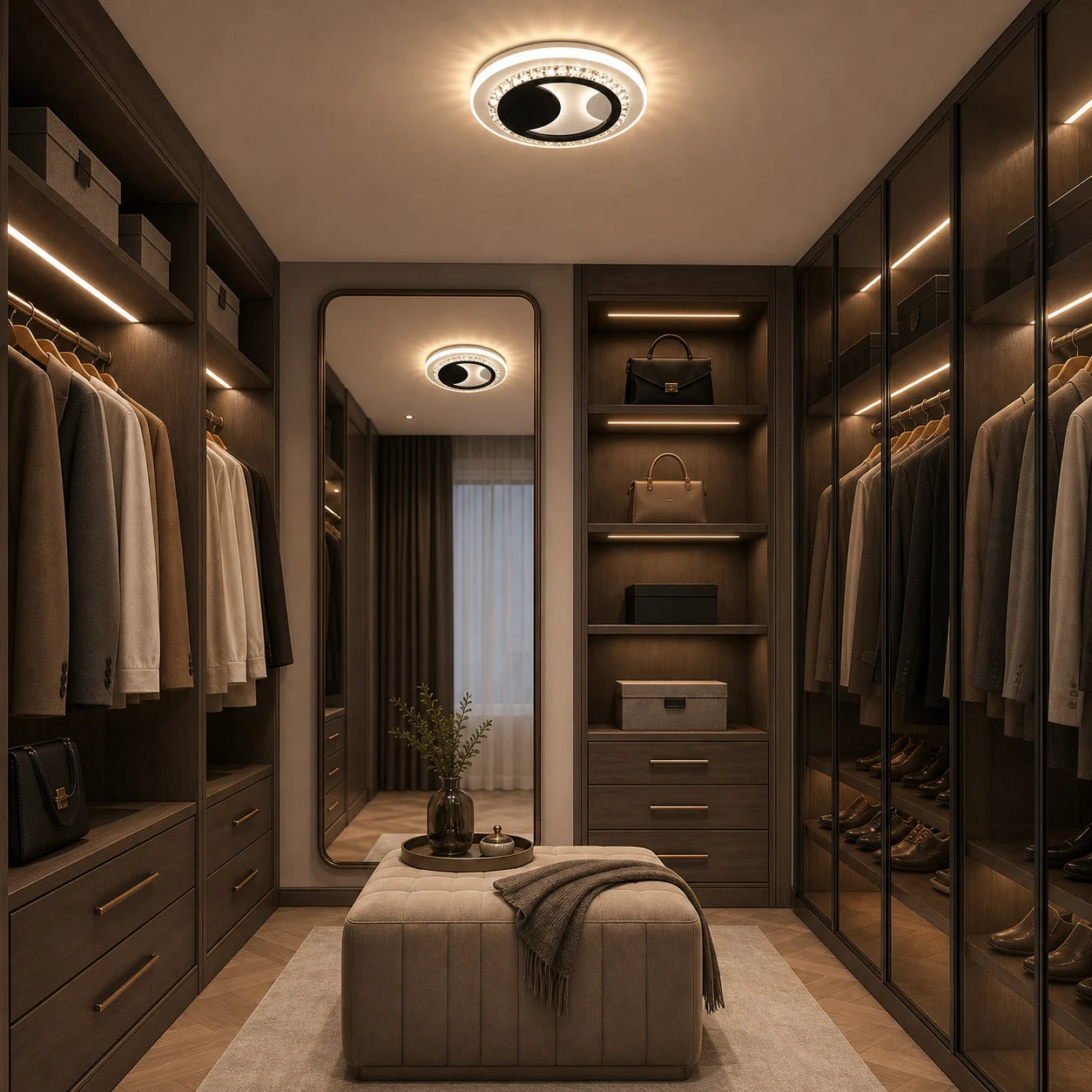 Κρυστάλλινος πολυέλαιος LED ARIELLA 39W, Στρογγυλός, Ψυχρός/Ζεστός/Ουδέτερος φωτός, Μαύρος - 06_LL602BK.png