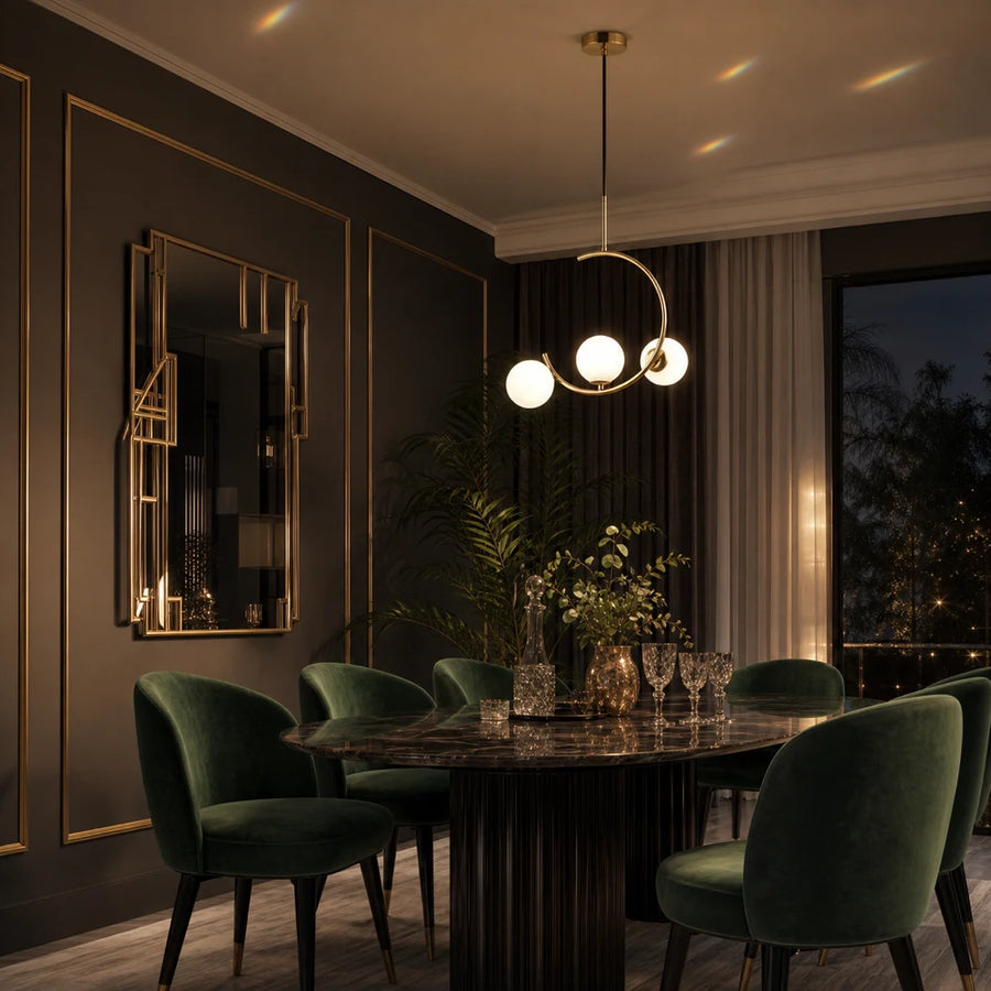 Πολυέλαιος LOFT Atrium, 3x G9, Λευκός Χρυσός, Μέταλλο, Ρυθμιζόμενο ύψος - 07_LC802-3GD.png