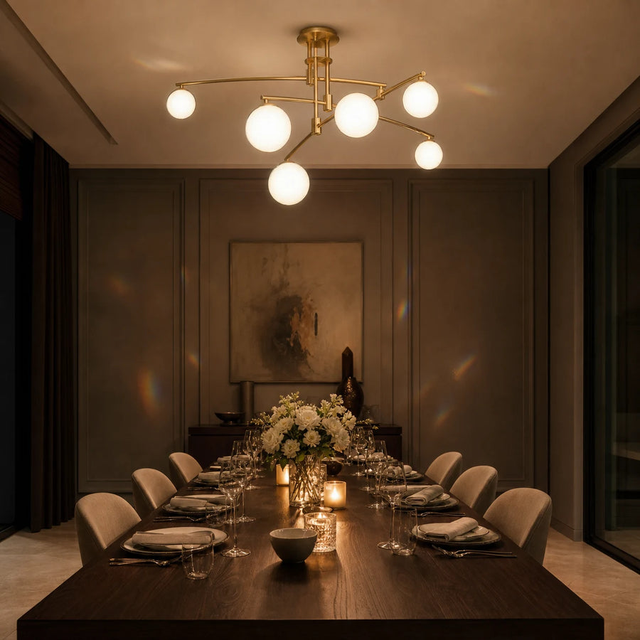 Πολυέλαιος με Στρογγυλή Σκιά, PENTHOUSE Dome, 6x G9, Χρυσό, Μέταλλο - 07_LC825GD.png