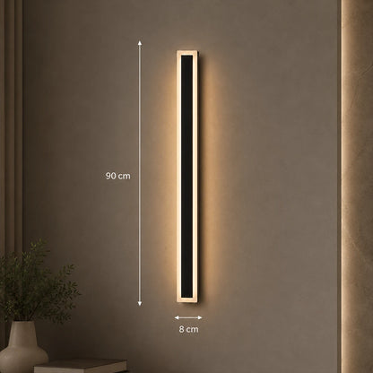 Mack Outdoor LED Φωτιστικό τοίχου, Μήκος 90cm, 10W, IP65, Metal, Linear, Black - 08_AX200-900BK.png