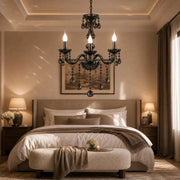 Crystal Chandelier AUGUST Eleganza, 3xE14, Διάμετρος 48cm, Ασημί, Ρυθμιζόμενο Ύψος - 08_CC125-3BK.png