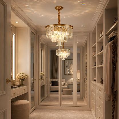 Crystal Chandelier CHAMBORD Petito 3xE14, Διάμετρος 28cm, Matt Gold - 08_CC930-300GD.png