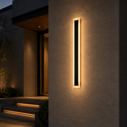 Mack Outdoor LED Φωτιστικό τοίχου, Μήκος 30cm, 4W, IP65, Metal, Linear, Black - 09_AX200-300BK.png