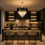 BLOIS Crystal Chandelier Elegance 8xE14, Διάμετρος 50cm, Μαύρο, Ρυθμιζόμενο Ύψος - 09_CC110:500BK.png