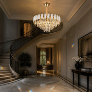 Crystal Chandelier VERSAILLES Nobile 5xE14, Διάμετρος 40cm, Γυαλιστερό Χρυσό και Λευκό - 09_CC900-400WH.png