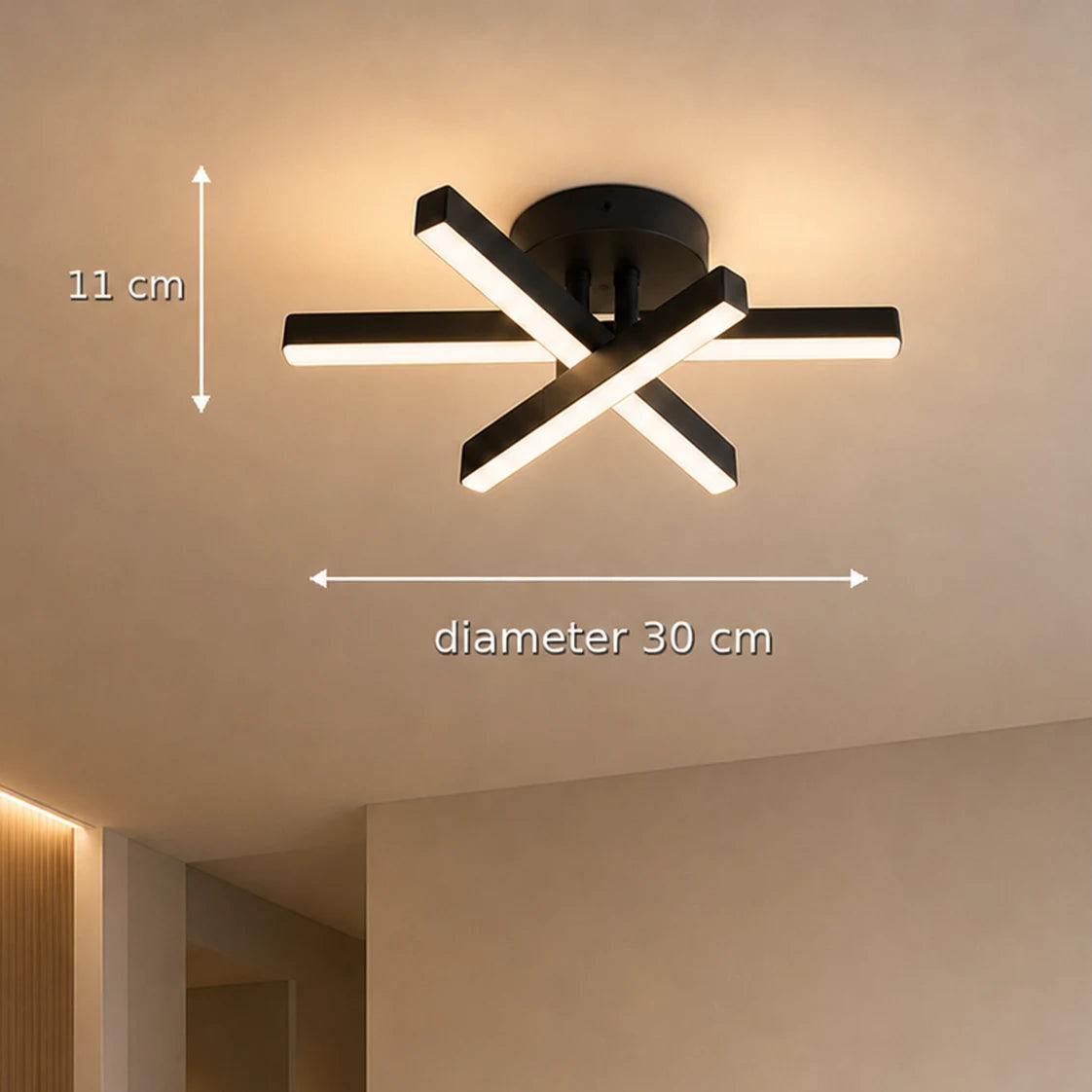 Πολυέλαιος LED Diego, 26W, Μαύρος, Μεταλλικός, Ψυχρός/Ζεστός/Ουδέτερος φωτισμός - 09_LL135BK.png