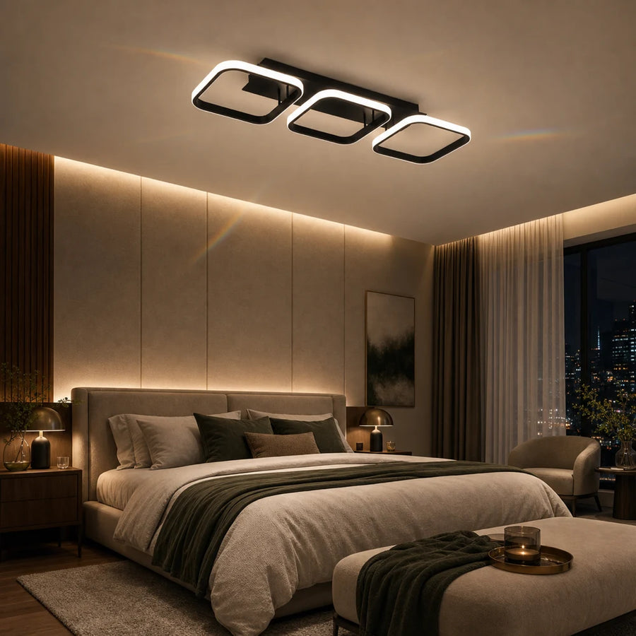 Πολυέλαιος LED VERTEX 34W, 3 Τετράγωνα, Γραμμικό, Κρύο/Ζεστό/Ουδέτερο φως, Μαύρο - 09_LL770-3BK.png