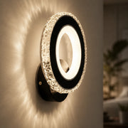 Φωτιστικό τοίχου NOVA Rotonda LED, 16W, Μαύρο & ανοξείδωτο, Θερμό/Ψυχρό/Ουδέτερο φως - 10_AL073-1BK.png
