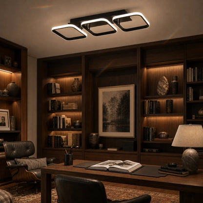 Πολυέλαιος LED VERTEX 34W, 3 Τετράγωνα, Γραμμικό, Κρύο/Ζεστό/Ουδέτερο φως, Μαύρο - 10_LL770-3BK.png