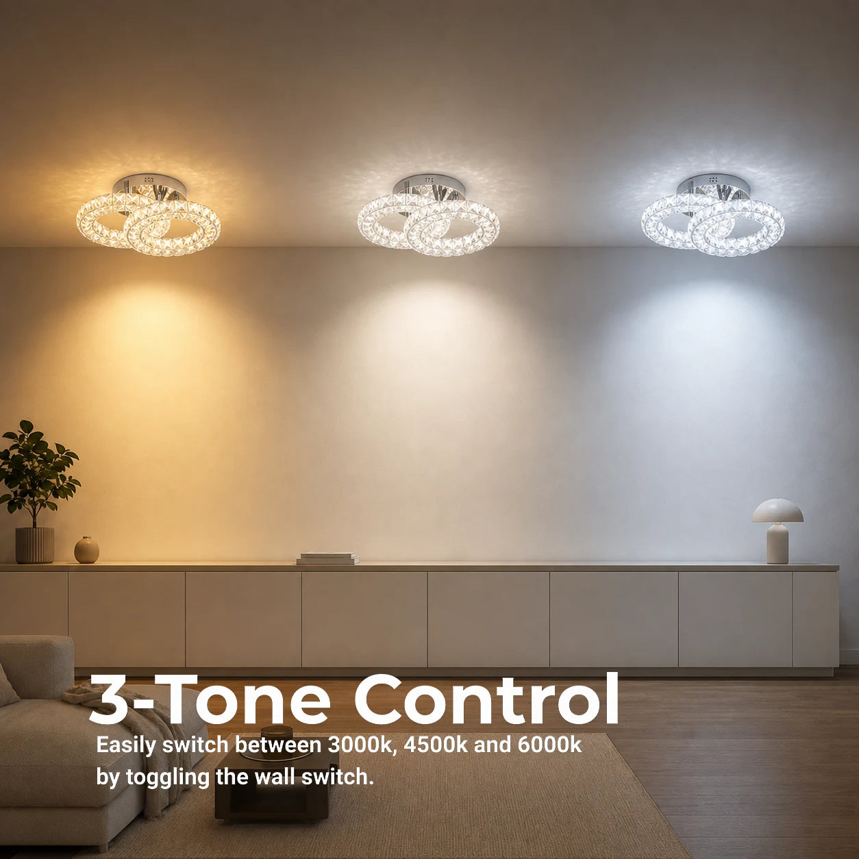 LED και κρυστάλλινος πολυέλαιος ZABINA 25W, 2 κύκλοι, κρύο/ζεστό/ουδέτερο φως, γυαλιστερό χρώμιο - 11_LT062CR.png