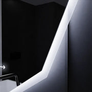 Καθρέφτης LED 60cm, POLIGON Sensor MotionGlow Marcello, Σύστημα αποθολώματος, Ρολόι & Θερμόμετρο, Dimabila Mirrors Marcello Προεπιλεγμένος τίτλος Alessandro Design