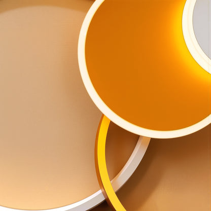 Πολυέλαιος LED με τηλεχειριστήριο KILLIAN 80W, 4 κύκλοι, κρύο/θερμό/ουδέτερο φως, ρυθμιζόμενο, χρυσοί πολυέλαιοι LED με τηλεχειριστήριο Προεπιλεγμένος τίτλος Alessandro Design