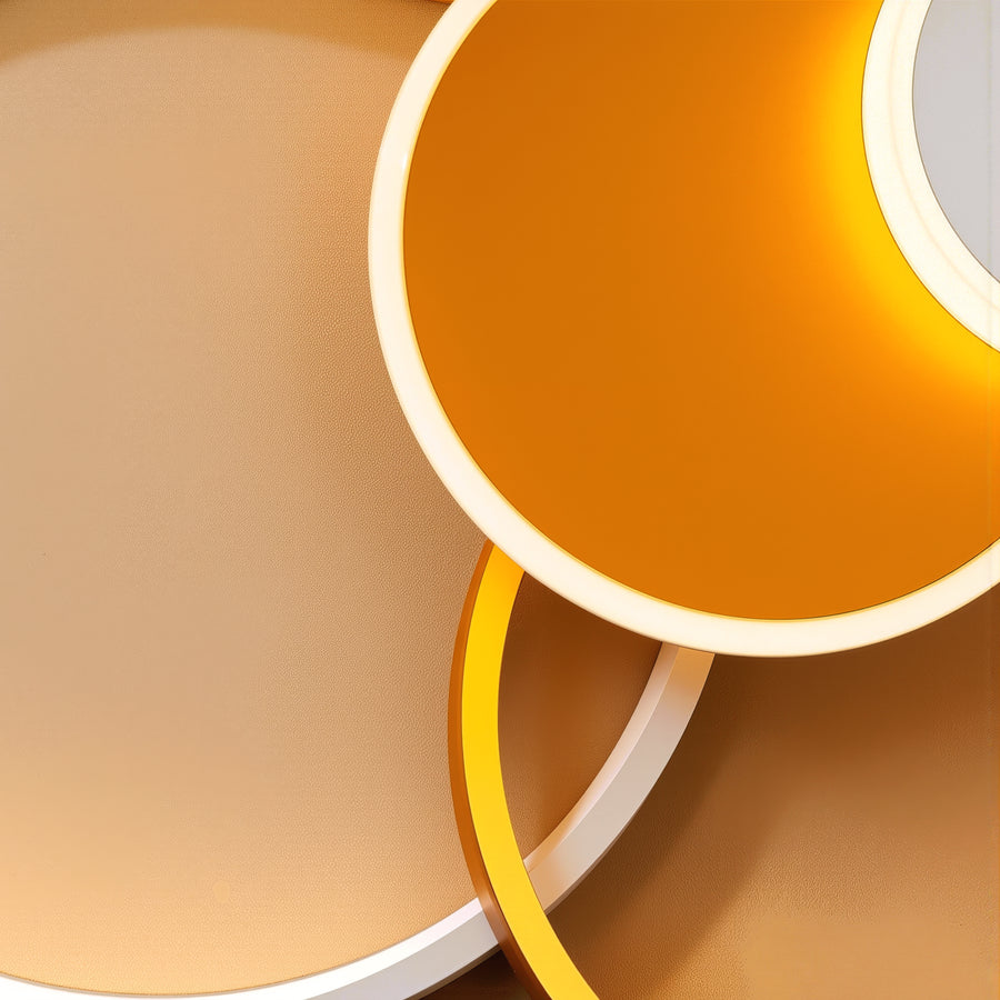 Πολυέλαιος LED με τηλεχειριστήριο KILLIAN 80W, 4 κύκλοι, κρύο/θερμό/ουδέτερο φως, ρυθμιζόμενο, χρυσοί πολυέλαιοι LED με τηλεχειριστήριο Προεπιλεγμένος τίτλος Alessandro Design