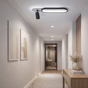 Πολυέλαιος LED με ρυθμιζόμενο προβολέα FISSO Camilla 49W, φως 3000/4000/6000k, Μαύροι πολυέλαιοι LED Προεπιλεγμένος τίτλος Alessandro Design