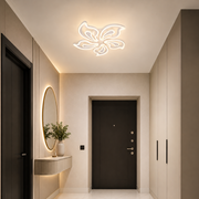 Πολυέλαιος LED με τηλεχειριστήριο GLORIOSA 95W, 5 πέταλα, κρύο/θερμ/ουδέτερο φως, ρυθμιζόμενο, λευκός πολυέλαιος LED με τηλεχειριστήριο Προεπιλεγμένος τίτλος Alessandro Design