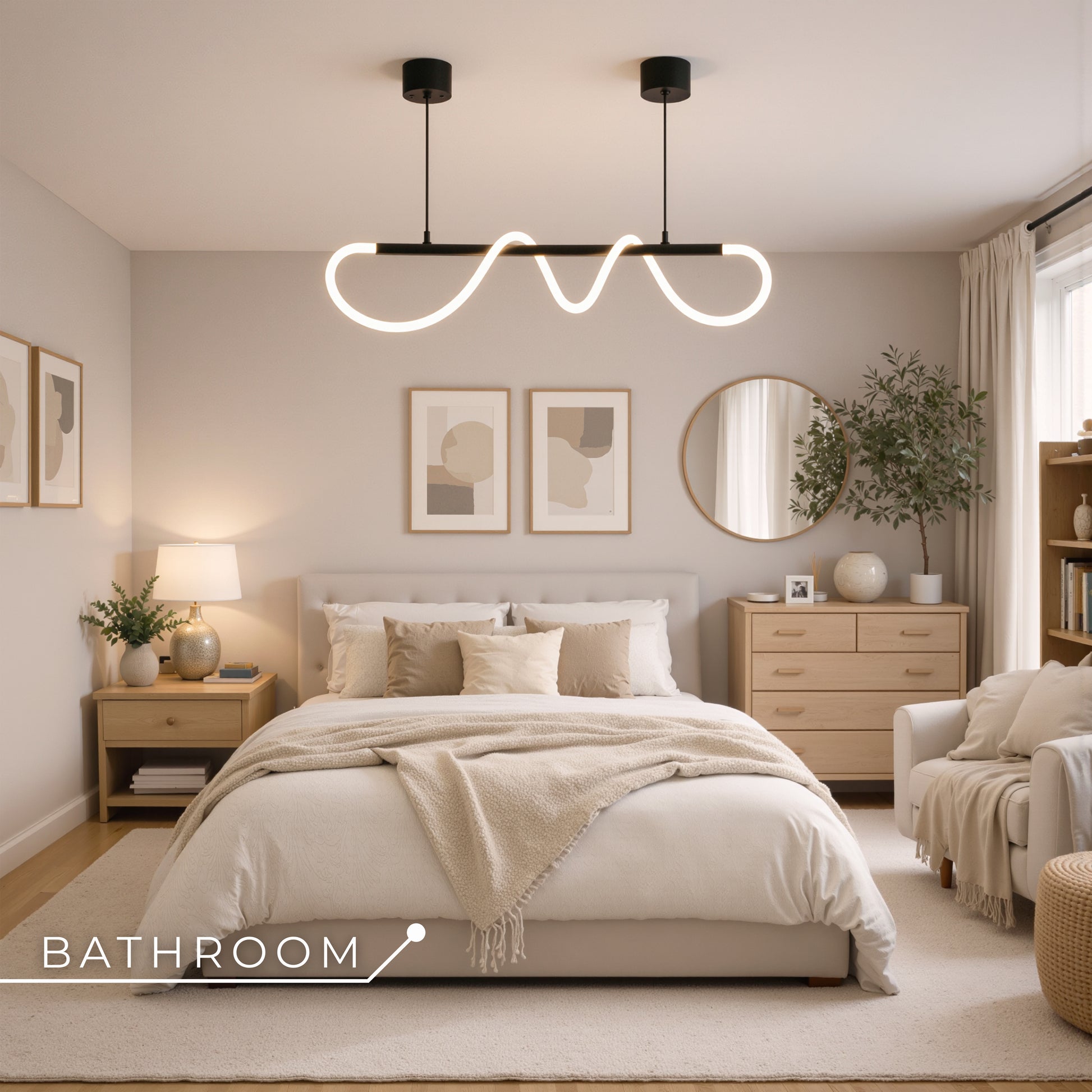 Πολυέλαιος DIVINO LED με εύκαμπτο σωλήνα σιλικόνης - 24W, ρυθμιζόμενο φως, μαύρο ματ μοντέρνοι πολυέλαιοι Προεπιλεγμένος τίτλος Alessandro Design