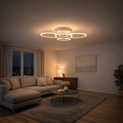Πολυέλαιος LED με τηλεχειριστήριο BETTY 43W, 4 κύκλοι, κρύο/θερμό/ουδέτερο φως, ρυθμιζόμενο, λευκός πολυέλαιος LED με τηλεχειριστήριο Προεπιλεγμένος τίτλος Alessandro Design