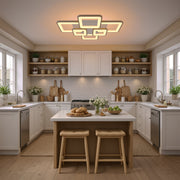 Πολυέλαιος LED με τηλεχειριστήριο ELLA 119W, 6 τετράγωνα, κρύο/θερμό/ουδέτερο φως, ρυθμιζόμενο, λευκός πολυέλαιος LED με τηλεχειριστήριο Προεπιλεγμένος τίτλος Alessandro Design
