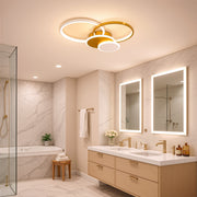 Πολυέλαιος LED με τηλεχειριστήριο KILLIAN 80W, 4 κύκλοι, κρύο/θερμό/ουδέτερο φως, ρυθμιζόμενο, χρυσοί πολυέλαιοι LED με τηλεχειριστήριο Προεπιλεγμένος τίτλος Alessandro Design