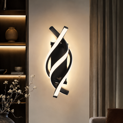 Reid 13W LED φωτιστικό τοίχου, Κρύο/Ζεστό/Ουδέτερο φως, Μαύρα φώτα τοίχου εσωτερικού χώρου Προεπιλεγμένος τίτλος Alessandro Design