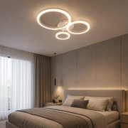 Πολυέλαιος LED με τηλεχειριστήριο BETTY 40W, 3 κύκλοι, κρύο/θερμό/ουδέτερο φως, ρυθμιζόμενο, λευκό, μεταλλικό και ακρυλικό LED πολυέλαιοι με τηλεχειριστήριο Προεπιλεγμένος τίτλος Alessandro Design