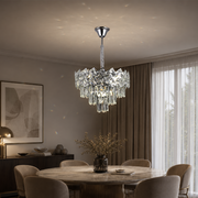 Crystal Chandelier WINDSOR Nobile 5xE14, Διάμετρος 39cm, Γυαλιστερό Chrome, Ρυθμιζόμενο ύψος Crystal Chandeliers Προεπιλεγμένος τίτλος Alessandro Design
