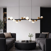 Πολυέλαιος Aurion 29W Ακρυλικός LED Κρεμαστός με Τηλεχειριστήριο, Ρυθμιζόμενο, Μαύρο Χρυσό, Μεταλλικό και Ακρυλικό LED Πολυέλαιοι με Τηλεχειριστήριο Προεπιλεγμένος τίτλος Alessandro Design