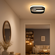 Πολυέλαιος LED VICTORIA 19W, Τετράγωνο, Κρύο/Ζεστό/Ουδέτερο φως, Μαύρο, Λευκό LED Πολυέλαιος Προεπιλεγμένος τίτλος Alessandro Design