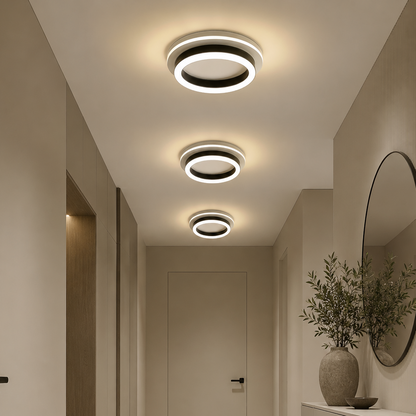 MODERN LED Chandelier 25W, Διάμετρος 20cm, Στρογγυλό, Κρύο/Ζεστό/Ουδέτερο φως, Μαύροι πολυέλαιοι LED Προεπιλεγμένος τίτλος Alessandro Design