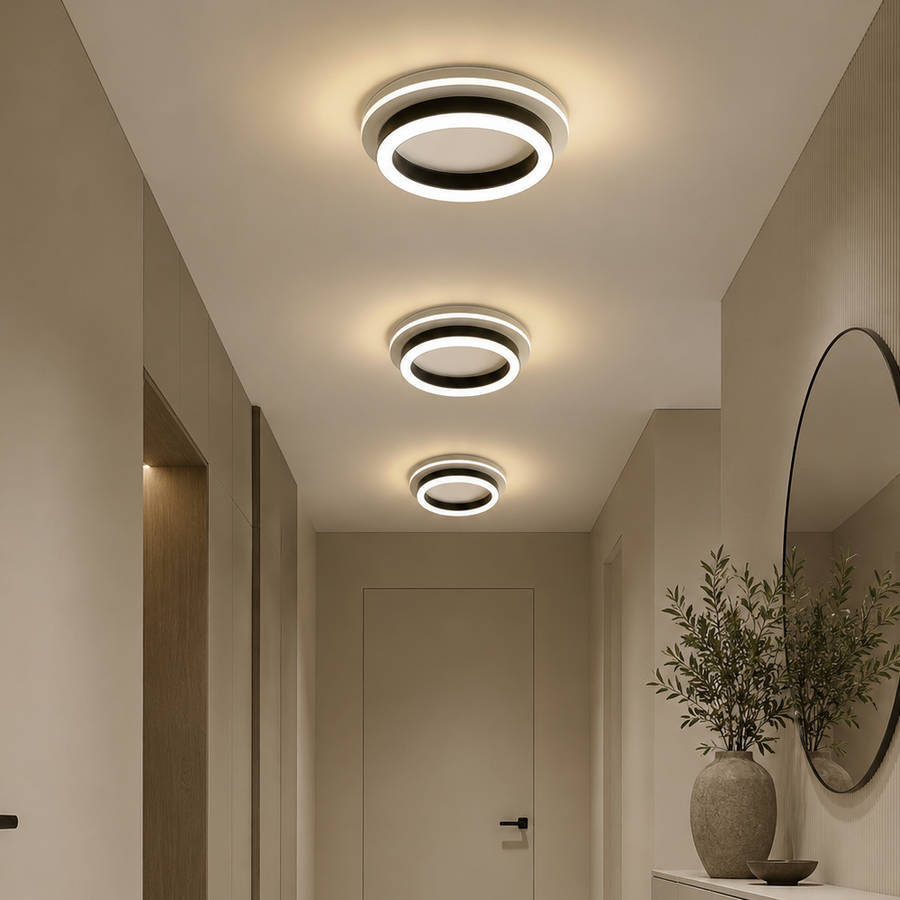 MODERN LED Chandelier 25W, Διάμετρος 20cm, Στρογγυλό, Κρύο/Ζεστό/Ουδέτερο φως, Μαύροι πολυέλαιοι LED Προεπιλεγμένος τίτλος Alessandro Design