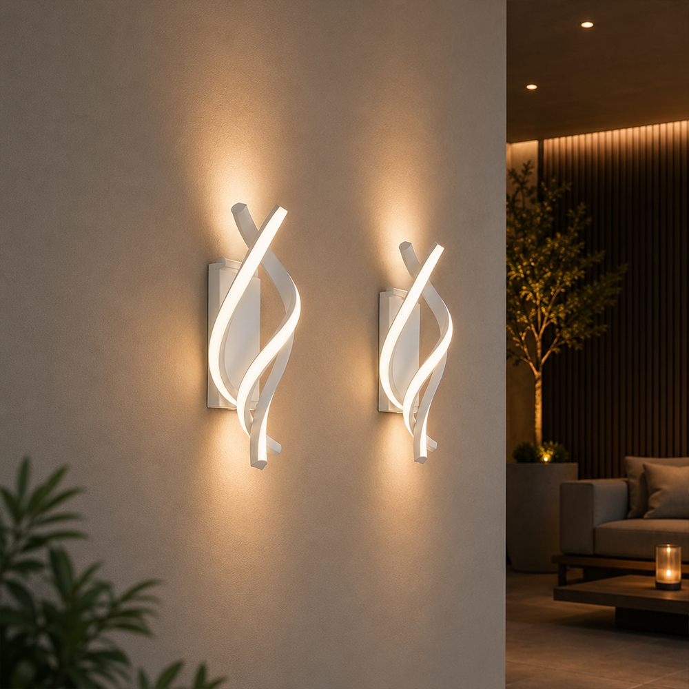 Reid LED φωτιστικό τοίχου 13W, Κρύο/Ζεστό/Ουδέτερο φως, Λευκά φώτα τοίχου εσωτερικού χώρου Προεπιλεγμένος τίτλος Alessandro Design