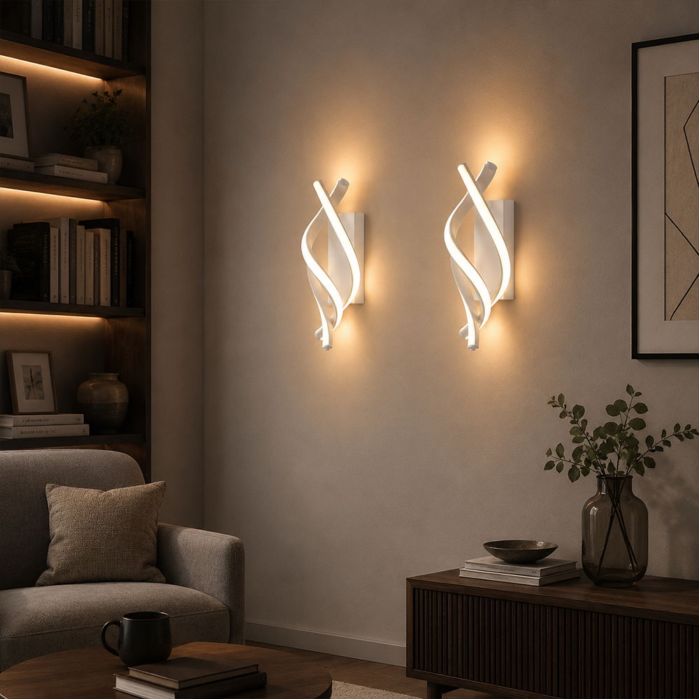 Reid LED φωτιστικό τοίχου 13W, Κρύο/Ζεστό/Ουδέτερο φως, Λευκά φώτα τοίχου εσωτερικού χώρου Προεπιλεγμένος τίτλος Alessandro Design