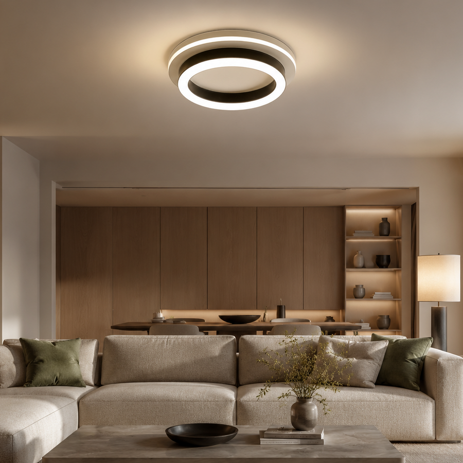 MODERN LED Chandelier 25W, Διάμετρος 20cm, Στρογγυλό, Κρύο/Ζεστό/Ουδέτερο φως, Μαύροι πολυέλαιοι LED Προεπιλεγμένος τίτλος Alessandro Design