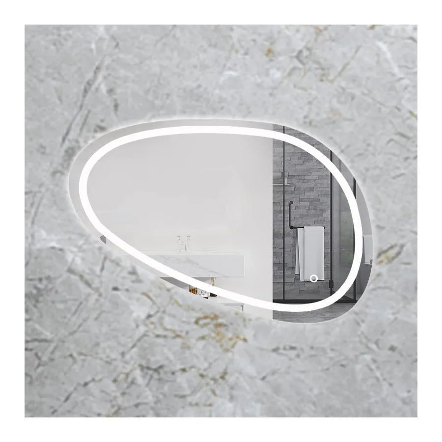 Καθρέφτης LED, 80x45cm, Disegno Touch Marcello, Demister System, Dimabila Mirrors Korman E Προεπιλεγμένος τίτλος Alessandro Design