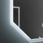Καθρέφτης LED Polygon, 60X80cm, Hexaluce Marcello MotionGlow Sensor, De-fogging System, Clock & Thermometer, Dimabila Marcello Mirrors Προεπιλεγμένος τίτλος Alessandro Design